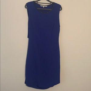 Blue dress with cut out back